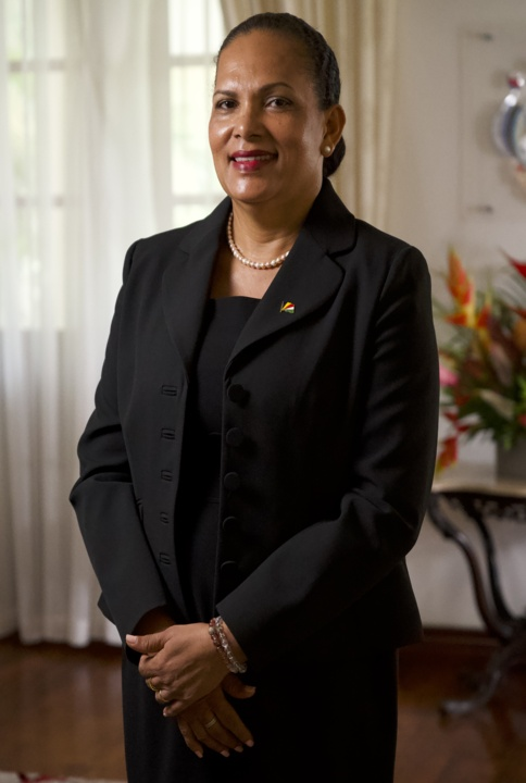 Portrait of the First Lady of the Republic of Seychelles